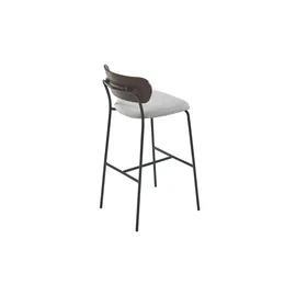 Möbel Kraft Barhocker 2er-Set ¦ grau ¦ Maße (cm): B: 45,5 H: 93,5