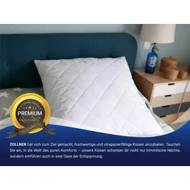 ZOLLNER KopfKissen 80 x 80 cm Weiß