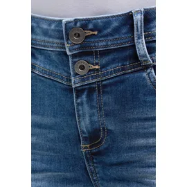 Soccx Damen, Jeans, Bermuda HA:NNI regular fit, Ocean Blue, 27 - 27W