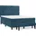 vidaXL Boxspringbett 140 x 190 cm Dunkelblau