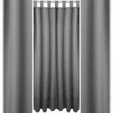 BestLivings Dekoschal Ellen Schlaufen 140x175 cm - Anthrazit