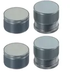 Zuverlässige Betterhöhungen aus Aluminiumlegierung, verstellbare Sofatisch-Hebebühne, erhöhen die Speicherkapazität (4 Stück, grau)