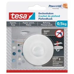 tesa Klebehaken 6 cm  x 6 cm weiß