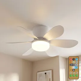 GLOBO Deckenventilator Delores 51 cm weiß