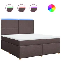 vidaXL Boxspringbett 180 x 200 cm Braun