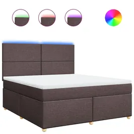 vidaXL Boxspringbett 180 x 200 cm Braun
