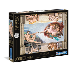 Clementoni® Puzzle Museum Collection Michelangelo The Creation of Man, 1000 Puzzleteile bunt