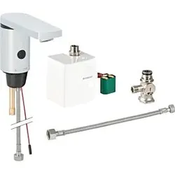 Geberit Typ 186 Infrarot-Waschtischarmatur 116366211 Generator, mit Untertischmischer, hochglanz-verchromt