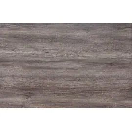 [en.casa] Esstisch Eiche antik mit 6 Stühlen dunkelgrau Kunstleder gepolstert 140x90 Essgruppe Esszimmer - Braun/Dunkelgrau/Schwarz