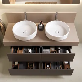 Duravit Balcoon 120x57x53,4cm, braun strukt., 4 SchKa.