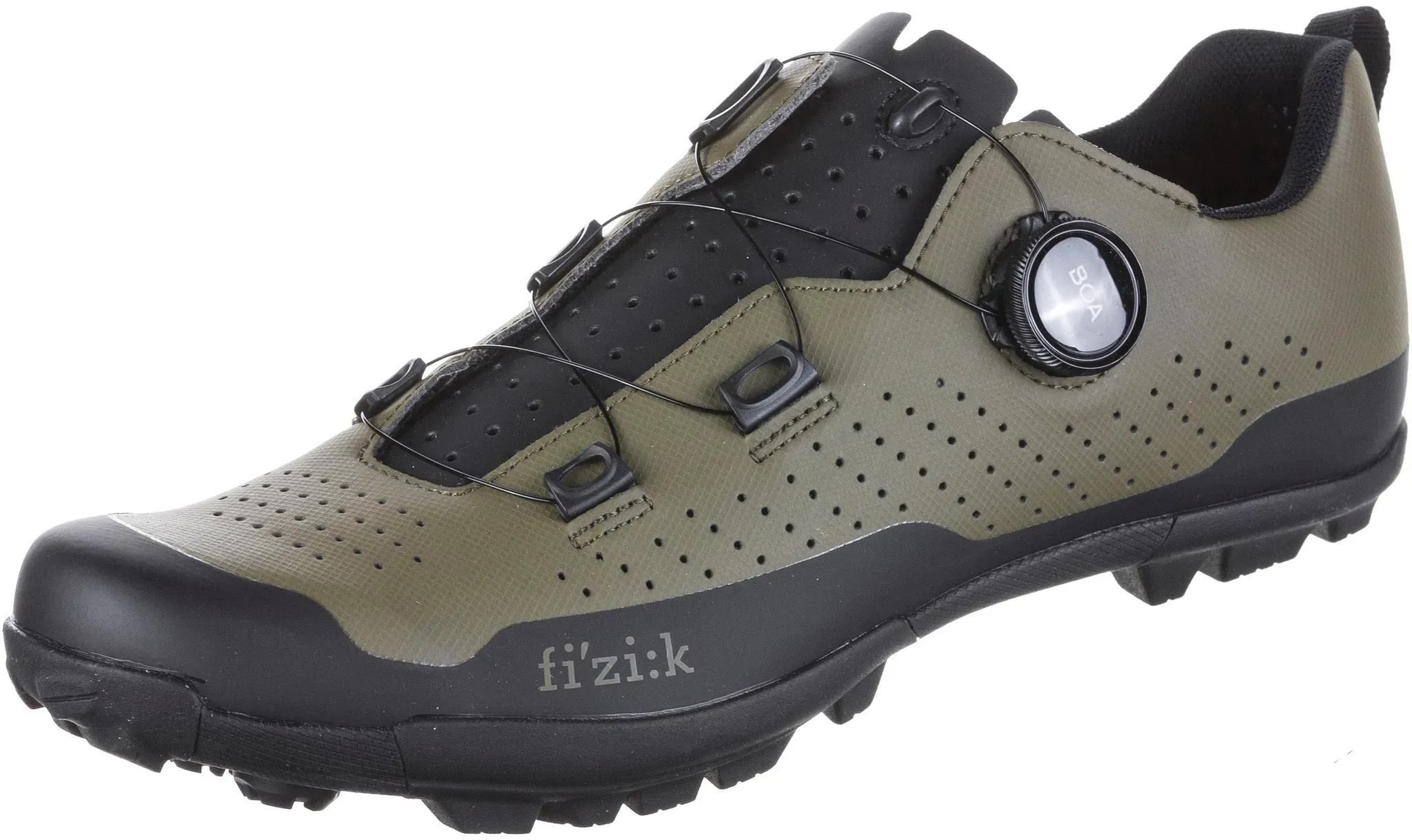 Fizik Atlas Fahrradschuhe in army, Größe 39 - grün
