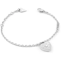 GUESS JUBB05057JWRHS Damen-Armband Heart Charm S