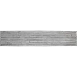 Beckers Betonzaun Betonzaun-Platte 200 x 38,5 cm Grau