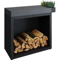 OFYR Butcher Block Storage 90 Black Keramik Dunkelgrau