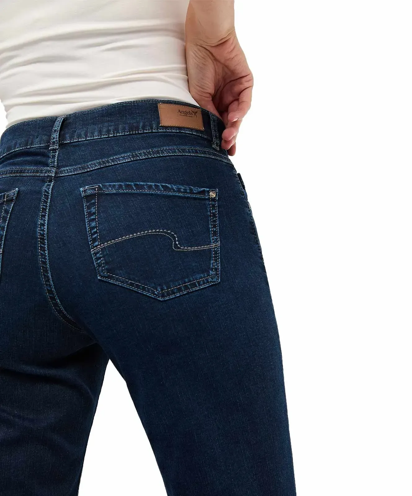 Angels Jeans Dolly in dunklem Indigo-Look-D44 / L32