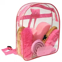 Kerbl Putz-Rucksack Putzset Pferde 321358 Pink
