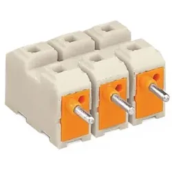 Wago 272-453/272-485 Netzanschlussklemme, ohne PE-Kontakt, ohne Drücker, weiß 272453272485 - 500 Stück