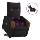 vidaXL Massagesessel Elektrisch 86 x 100 x 86 cm Schwarz mit Aufstehhilfe