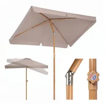 Sekey Balkonschirm 200 x 125 cm Taupe