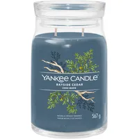 Yankee Candle Bayside Cedar Duftkerze 567 g blau