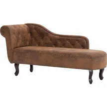 vidaXL Chaiselongue Kunstleder 0 x 0 x 0 cm Braun