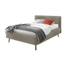 Meise Möbel Polsterbett Mattis ¦ braun ¦ Maße (cm): B: 160 H: 102