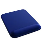 CSL Gaming Mauspad, Office Mousepad mit Gelkissen mit & Handgelenkauflage, 22,5 x 28 cm, dunkelblau