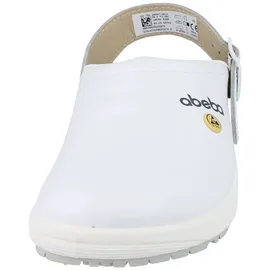 Abeba ESD-Berufsschuhe rubber Clog weiß Gr. 42