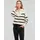 Vero Moda VMSABA STRIPE LS HIGHNECK BLOUSE GA NOOS schwarz-weiß