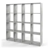 Vicco Raumteiler Bücherregal Standregal Aktenregal Regal Karree,