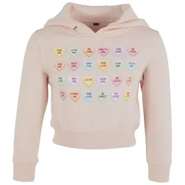Mister Tee Sweet Heart Candy Cropped Kapuzenpullover Pink 11-12 Jahre