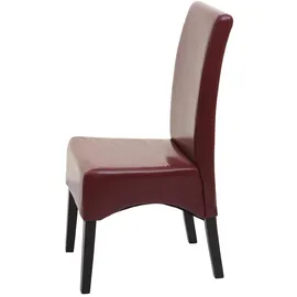 MCW Esszimmerstuhl Crotone Leder rot