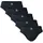 CECEBA Slip unifarben schwarz/weiß M 5er Pack