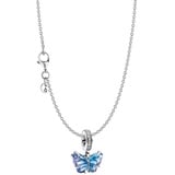 Pandora 15815 Damen-Kette Blauer Muranoglas Schmetterling Set