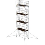 Günzburger Munk Rollgerüst SG 1,35 x 3,0 m mit Doppel-Plattform 1,35x3,00m und Ausleger & Stabil, Flexible Wandseitiger Aufbau | Aluminium, Arbeitshöhe