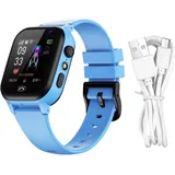 Kinder-Handyuhr, bezaubernde Smartwatch, wiederaufladbarer Akku, GPS-Uhr mit -Standort, kompakte Kinder-Handyuhr, tragbare Smartwatch für Kinder, und Mädchen