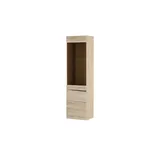 Höffner Vitrine ¦ holzfarben ¦ Maße (cm): B: 54 H: 196 T: 40.0