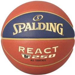 Spalding Basketball React TF 250 LNB 2022 Größe 7 orange|BLAU|BLAU 7