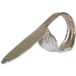 byRoom Serviettenring Messer, 5 x 5 x 7cm, silber