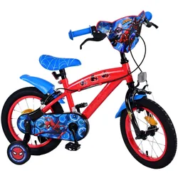 Kinderfahrrad Ultimate Spider-Man Jungen 14 Zoll Kinderrad Blau/Rot