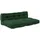 vidaXL Pallet Sofa Kissen 2 x 120 x 80 x 10 cm grün 2-tlg.