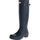 Hunter Original Tall Damen Ungefüttert Langschaft Stiefel, navy, 41 EU - 42 EU