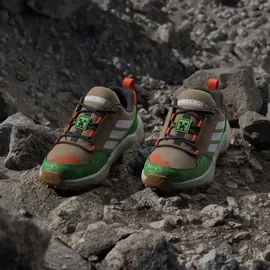 adidas Minecraft Terrex Ax4r Wanderschuhe - Cardboard / Ftwr White / Semi Impact Orange - EU 39 1/3