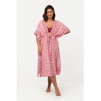 Ulla Popken Bademantel in blasses rosa | Gr.: onesize
