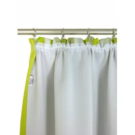Wirth Vorhang WIRTH "Brooklyn" Gr. 1, grün, B:145cm H:150cm, Polyester, Gardinen