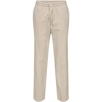 Only & Sons ONSSINUS LOOSE 0007 COT LIN PANT NOOS Grau XL