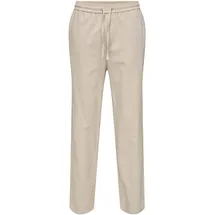 Only & Sons ONSSINUS LOOSE 0007 COT LIN PANT NOOS Grau XL