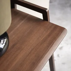 Tikamoon Schreibtisch Philips Teakholz massiv / Braun