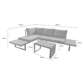 LC Garden Sungardo Set 3-tlg. Grau