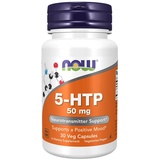 NOW Foods 5-HTP 50 mg, 30 Kapseln